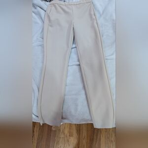 Express Cream Skinny Pants